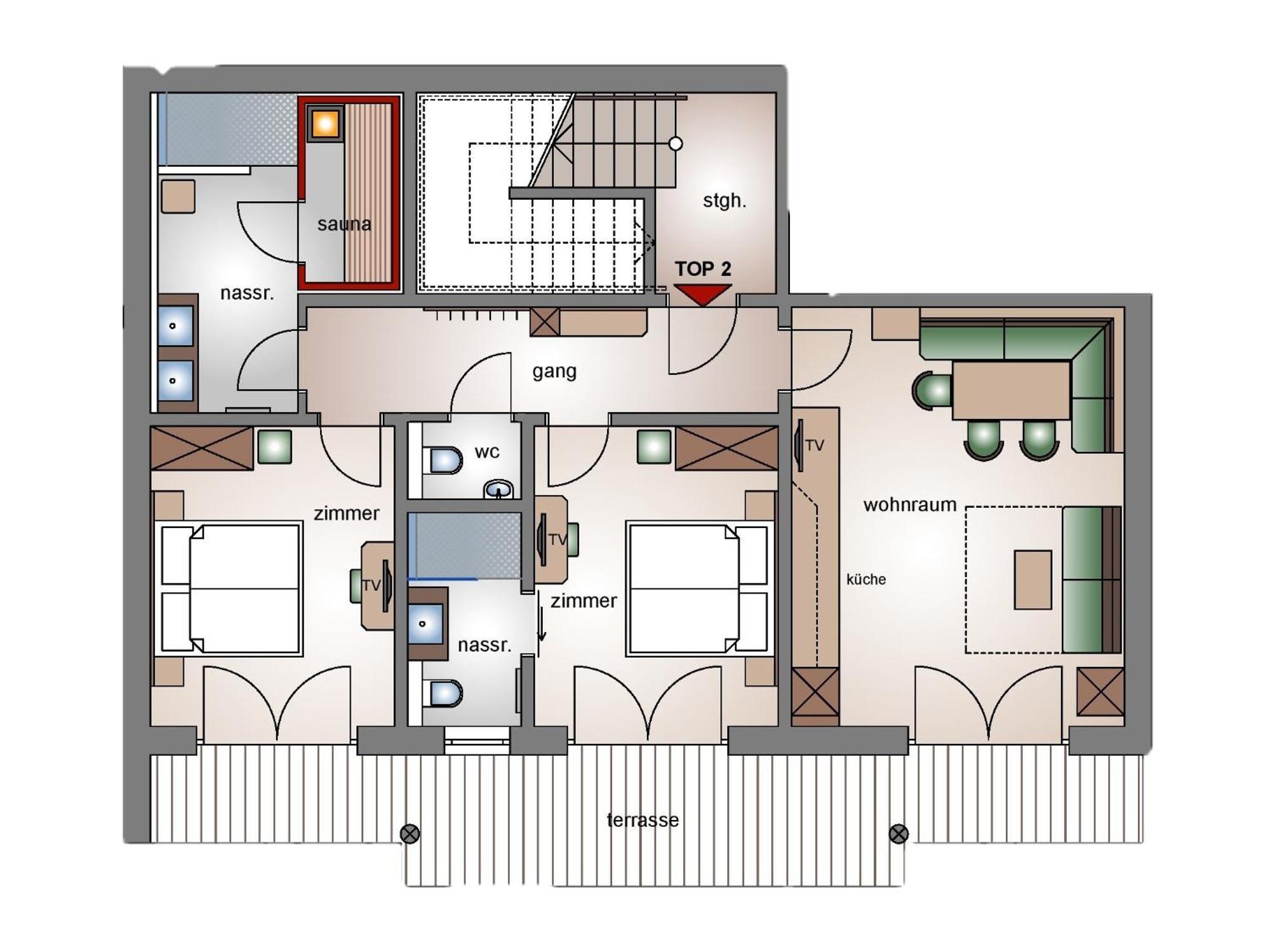 Luxurious Apartment With Sauna In Koenigsleiten Wald im Pinzgau Luaran gambar